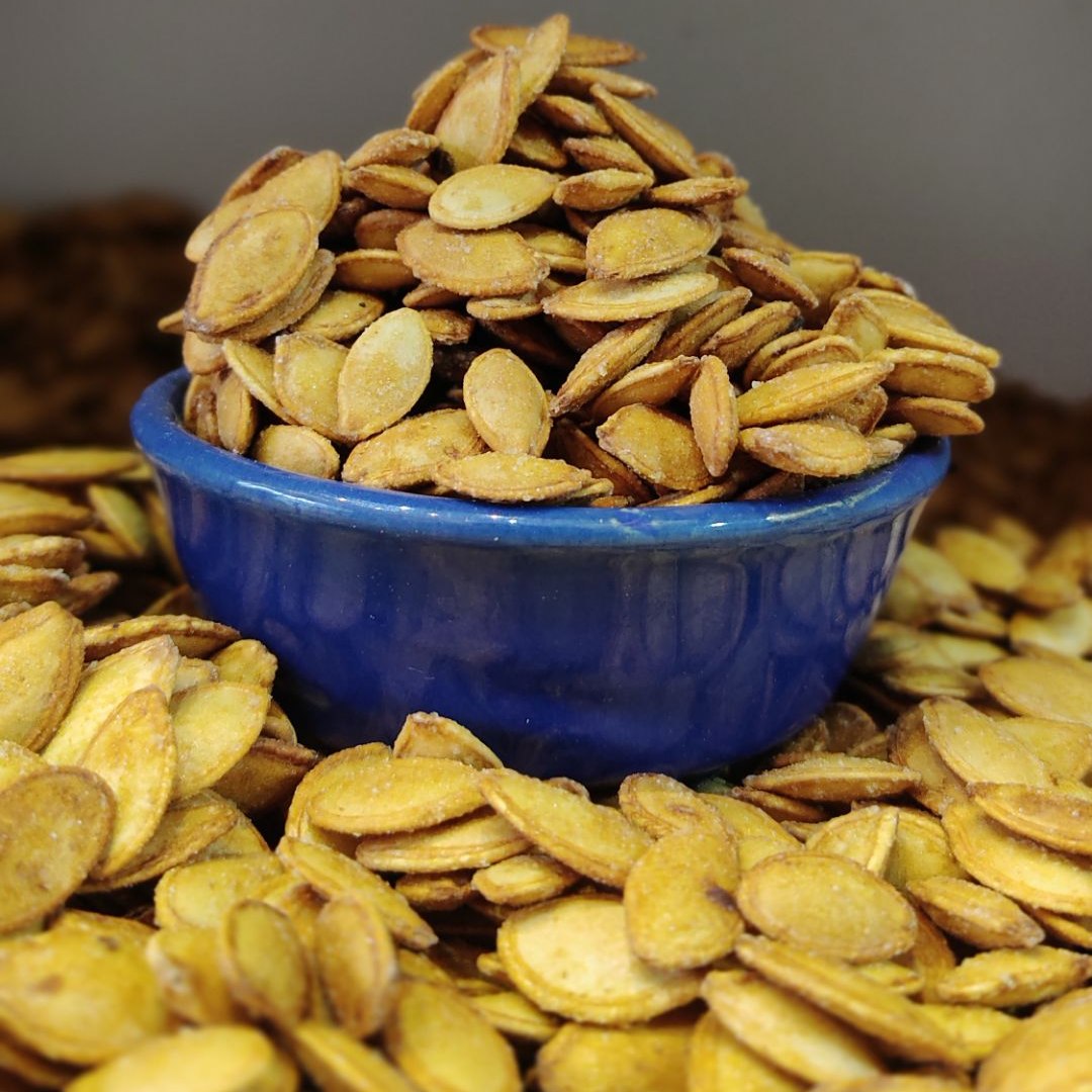 تخمه کدو دو آتیشه